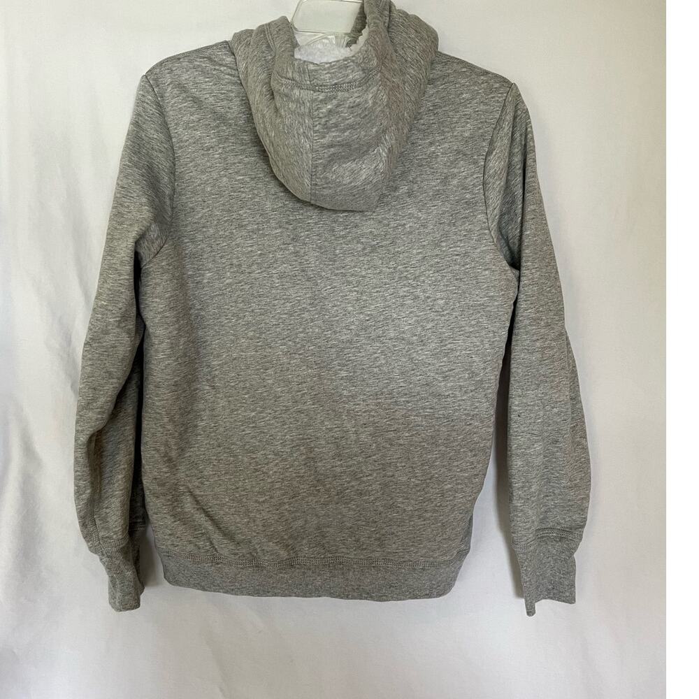 Disney Women's Gray Zip Up Hoodie Jacket Size M Mickey Mouse Theme Sherpa lined - Picture 2 of 8